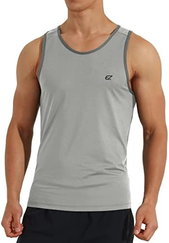 EZRUN Men's Quick Dry Workout Tank Top UPF 50+ Sweat-Wicking Gym Shirt - Image 3