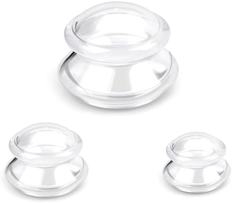 Silicone Cupping Therapy Sets (Set of 3), Cupping Kit for Massage Therapy by Unknown