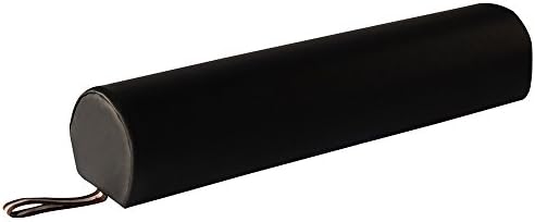 Master Massage 6" 3/4 Round Massage Bolster Pillow Cushion for Massage Tables- Black by MasterMassage