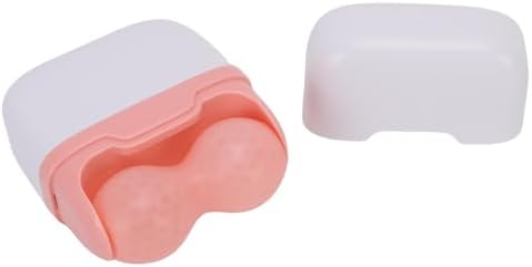 Semme Ice Roller for Face and Body, Dual Head Facial Ice Roller with Cooling Effect, Portable Skin Care Tool for Dark Circles Puffiness Wrinkles, Includes Carrying Case (Roseate) - Image 2