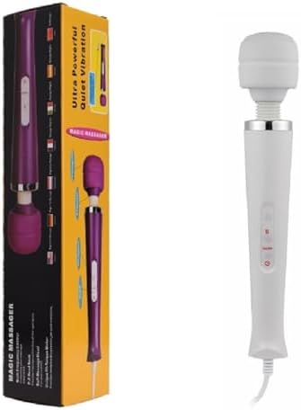 Power Massager Big Tool Electric Foot Neck Back Hand Leg Arm Shoulder Massage Aches Sports Recovery for Women (White Color) - Image 6