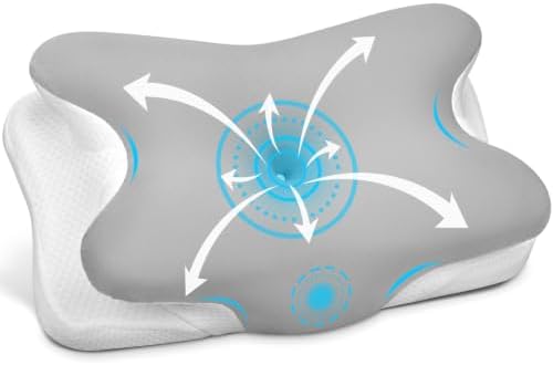 Cervical Neck Pillow, Ergonomic Pillow for Neck Pain Relief by Unknown