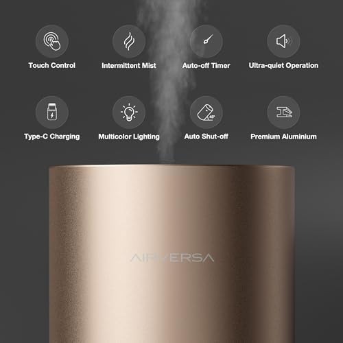 Airversa RD1 Waterless Essential Oil Diffuser Starter Kit, Titanium - Image 6