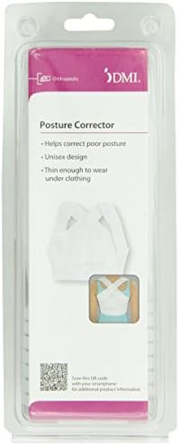 DMI Posture Corrector, Unisex, White, Criss-Cross Foam Bands, Extra Large, 46" to 48" Chest Size (Pack of 2) - Image 2