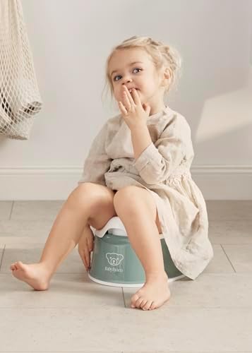 BabyBjörn Smart Potty, Deep Green/White - Image 5