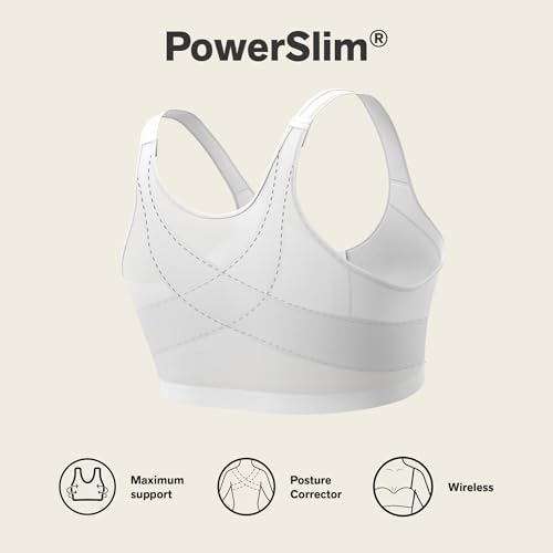 Leonisa Multi-Functional – Posture Corrector Bra Wireless Front Closure Bra for Women Full Coverage - Image 4