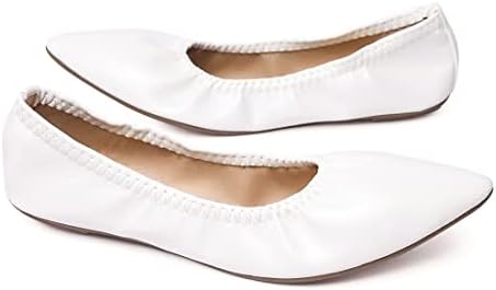Women's Ballet Flat Slip On Flats - Classic Casual Dress Shoes, Foldable Portable Travel Ballet Walking Shoes - Image 6