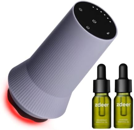 ZDEER Lymphatic Drainage Massager, Cupping Tool for Massage Therapy, Hot Stones Gua Sha Tool with Heat, 6 Levels for Muscle Relaxation & Circulation with 2 Essential Oils by zdeer