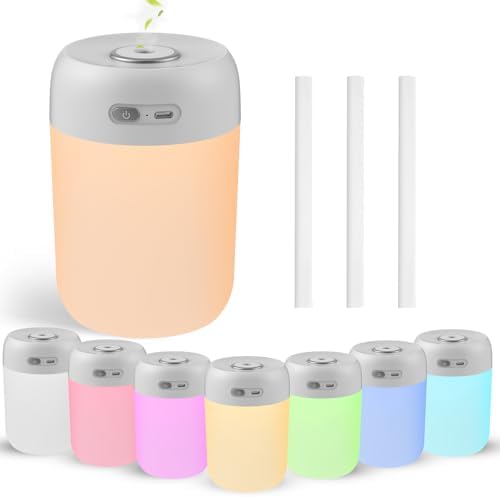 Plant Humidifier Indoor, 650ml Humidifier for Plants, Gray by 1