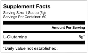 Momentous L-Glutamine Powder, Muscle Recovery Supplement, 5g per Serving - Image 2