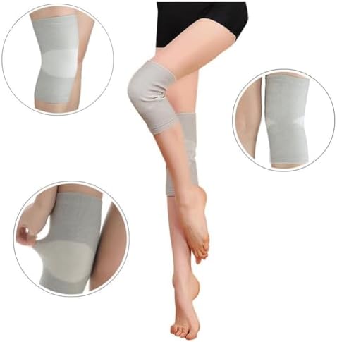 JUMISEE (One Pair Cotton Knee Sleeves for Knee Support, Circulation Improvement & Pain Relief Compression Knee Brace - Image 5