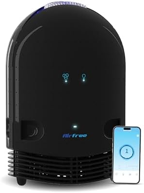 Airfree P3000 New 2025 Design, Silent, Maintenance-free, filterless, efficiently destroys mold, allergens, bacteria, viruses. Air Sterilization core lasts up to 20 years, Extra boost when needed by Airfree
