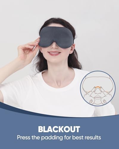 MZOO Luxury Sleep Mask for Women Men Patented Light Blocking Design - Image 4