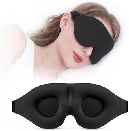 YIVIEW Sleep Mask for Side Sleeper, Light Blocking Zero Pressure Blindfold by YIVIEW