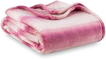 Berkshire Blanket-Classic Heavyweight Soft Printed VelvetLoft® Plush Throw Blanket, Cozy and Fuzzy, Purple Pitch, 50in x 70in by BerkshireHomeCompany