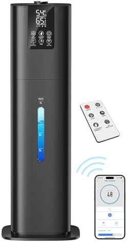 Honovos Smart Humidifiers Large Room Bedroom Home, 2.11Gal(8L) Quiet Top Fill Cool Mist Humidifier, Smart App & Remote Control, 3 Speed Humidifier with 360° Nozzle, Humidity Setting for Baby Office by HumidifiersLargeRoomBedroom