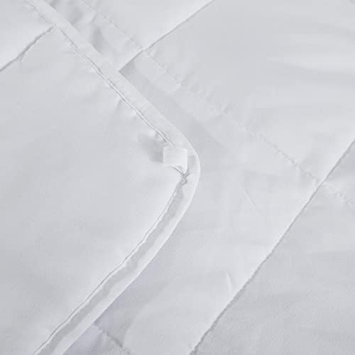 L'AGRATY Weighted Blanket - 48"x72" 15lbs Cooling Breathable Heavy Blanket Microfiber Material with Glass Beads for Adult All-Season Summer Fall Winter Soft Thick Comfort - Image 4