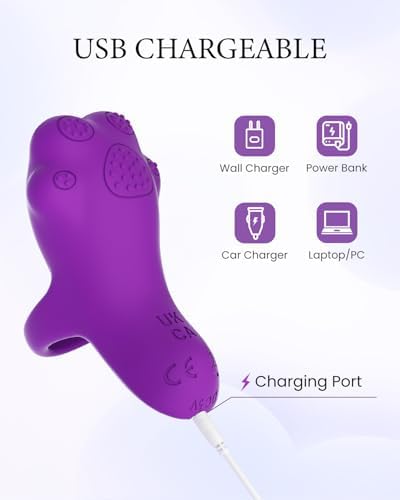 Mini Finger Massager, Waterproof Rechargeable Portable Relaxation Massage Tool - Image 2