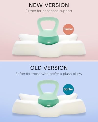 Elviros Cervical Memory Foam Pillows for Neck Pain Relief,Medium Firm - Image 2