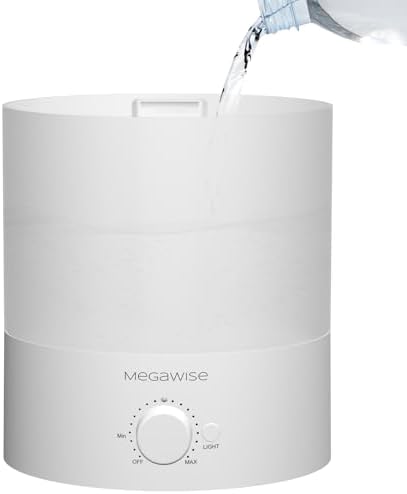 MEGAWISE Cool Mist Humidifier, 2L Tank, Quiet Operation, Auto Shut-Off - Image 2