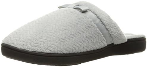 isotoner Women's Chevron Slip on Clog Slippers with Moisture Wicking for Indoor/Outdoor Comfort and Arch Support by Isotoner