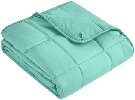 Topcee Weighted Blanket (5 lbs, 36" x 48") Cooling Throw Heavy Blanket for Sleeping Apply to 40-60 lbs, Soft Thick Breathable Blanket with Glass Bead, Easy Care by Topcee%E2%80%94ForYourGoodSleep