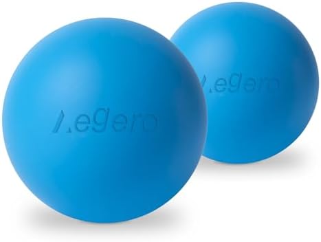 Massage Lacrosse Balls for Myofascial Release (2Pack, Blue) by Unknown