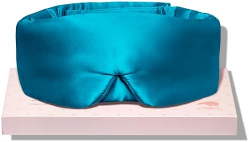 LitBear Silk Sleep Mask for Side Sleeper, Eye Mask Sleeping for Women Men by LitBear