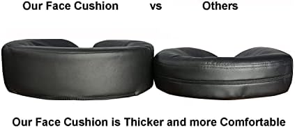 Therapist’s Choice® Universal Headrest Face Cushion Face Pillow for Massage Table and Massage Chair (Black) - Image 2