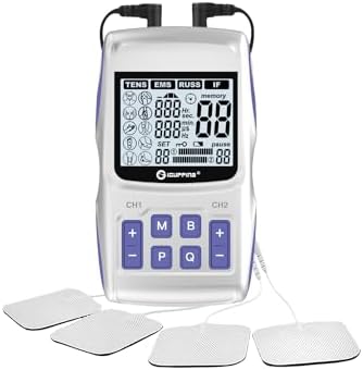 TENS Unit Muscle Stimulator - 8 Electromagnetic Massage Cups for Deep Tissue Back Pain Relief, Joint Therapy & Muscle Stimulation, Includes EMS & Cupping Therapy Sets - Image 3