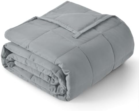 Topblan Cooling Weighted Blanket for Adults, 20 lbs 88 x 104 King Size Bed by Topblan