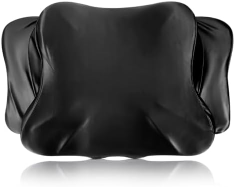 Thickened Satin Pillowcase, Elastic 16 * 24In Pillow Cover for Cervical Pillow or Memory Foam Pillows, Smooth & Soft Hair and Skin Friendly, Queen Size with Zipper Black - Image 7