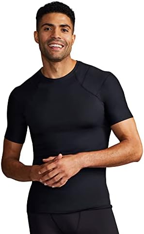 Tommie Copper Shoulder Support Shirt for Men, Posture Corrector Compression Shirt with UPF 50 Sun Protection by TommieCopper