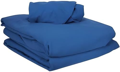 ForPro Premium Microfiber 3-Piece Massage Sheet Set, Ocean Blue - Image 2