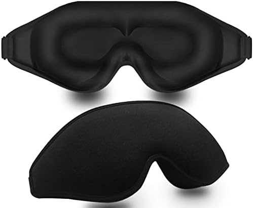 FengXinZi Sleep Mask for Side Sleeper, Blackout Eye Mask for Women Men by FengXinZi