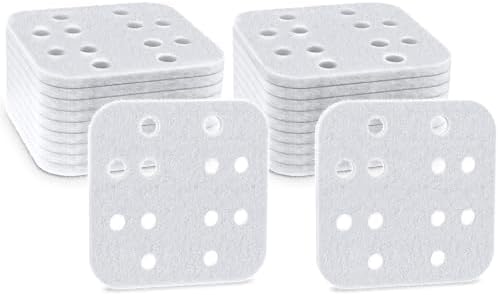 20-Pack Mineral Absorption Pad for LEVOIT LV600S Humidifier, White by Beckacher