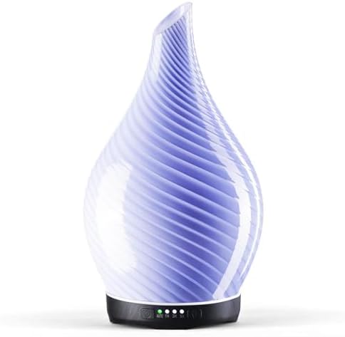 Porseme Essential Oil Diffuser 280ml Handmade Glass Diffuser 7H Runtime by Porseme