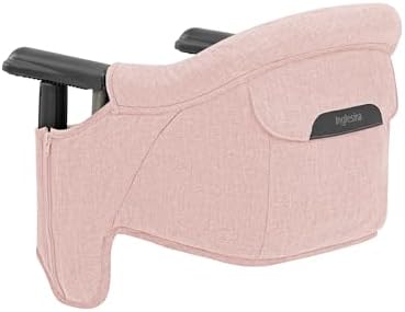 Inglesina Fast Table Chair, Powder Pink - Portable Baby High Chair - for Babies & Toddlers up to 37 lbs - Collapsible - Fits Tables 0.8'' to 3.5'' Thick - Compact & Easy to Use - Travel Bag Included by Unknown