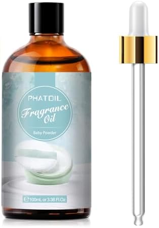PHATOIL Baby Powder Fragrance Oil for Diffuser Aromatherapy 3.38FL.OZ by PHATOIL