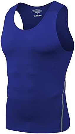 Mens 3 Pack Compression Tank Tops Sleeveless Compression Shirt - Image 2