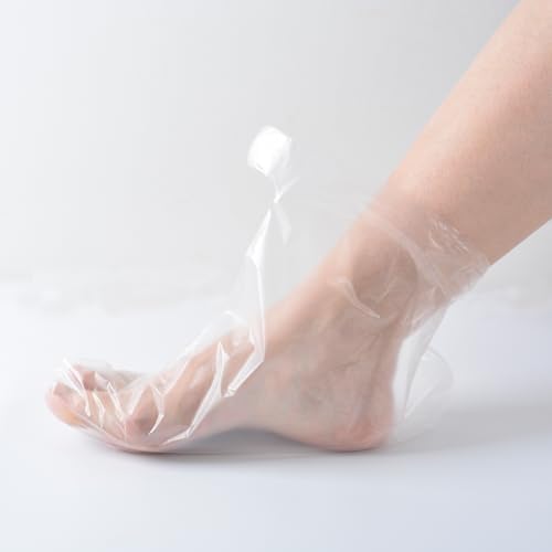 200Pcs Disposable foot film cover, Paraffin Bath Liners for Foot, foot film cover, anti cracking plastic bag, household cling film, trial shoe, foot cover, sock cover,Wax thera-py Foot Bag - Image 3