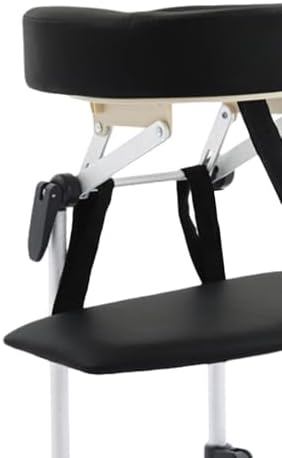 Mattress Top Massage Kit Adjustable Headrest Massage SPA Portable Sturdy Face Down Pillow with Armrest, Black - Image 4