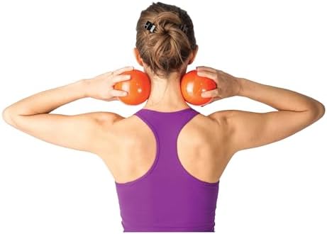 OPTP Franklin Method Smooth Ball Set – Adjustable Firmness, Orange, 4" Pair - Image 6
