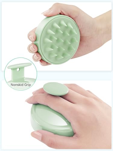 HEETA Scalp Massager Hair Growth Scrubber for Dandruff Removal Hair Care - Image 2