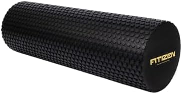 Fitizen Foam Roller – Muscle Massage Rehab Stiff Back Pain Physical Therapy Deep Tissue Firm Exercise Equipment Home Gym Stress Yoga Pilates for The Fit Citizen by FitNation by FITNATION