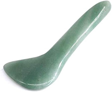Gua Sha Facial Tool Natural Jade Stone Massage Board Tools for SPA Acupuncture Therapy Trigger Point Treatment, Gua Sha Scraping by Unknown
