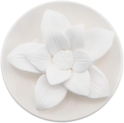Handmade Lily Flower Ceramic Essential Oil Mini Diffuser by Unknown