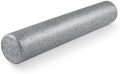 OPTP Silver AXIS Moderately Firm Foam Roller – Round, Silver, 36" x 6" by OPTP