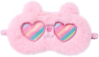PERFECTSIGHT Sleep Eye Masks, Cute Sleep Eye Cover Lightweight Adjustable Eyeshade Mask Cover for Women Men Sleep Travel Nap, Sunglasses Bunny by PERFECTSIGHT
