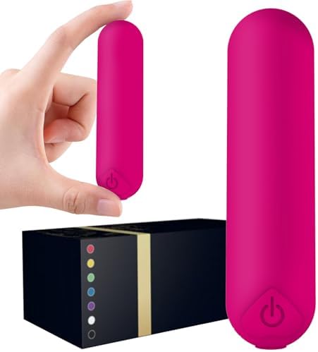 Mini Handheld Electric Back Massager Waterproof Quite Massager, Portable Massager for Back Neck Shoulder Body,Rose Red by Smmgqeee